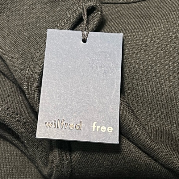 Aritzia Wilfred Free | NWT Black Dray Cutout Dress Sz Medium - Picture 7 of 10